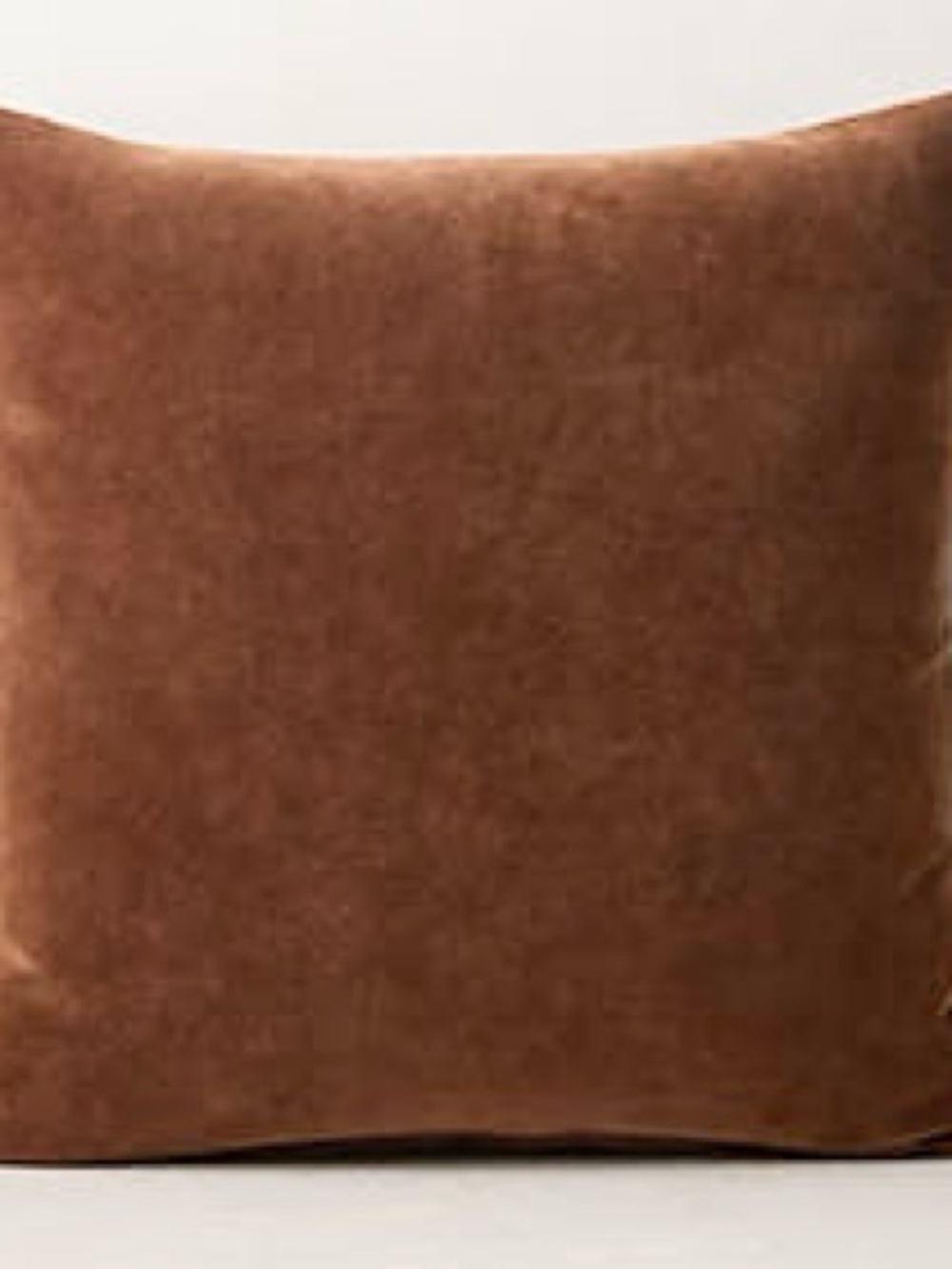 CB2 LEISURE COPPER COTTON VELVET PILLOW COVER 23 x 23in - Picture 3 of 4